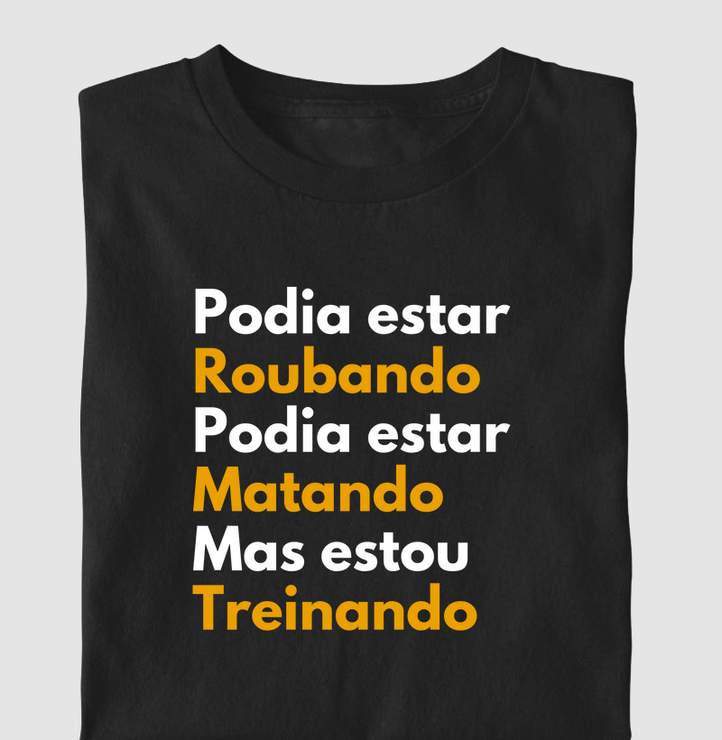 Podia estar roubando mas...