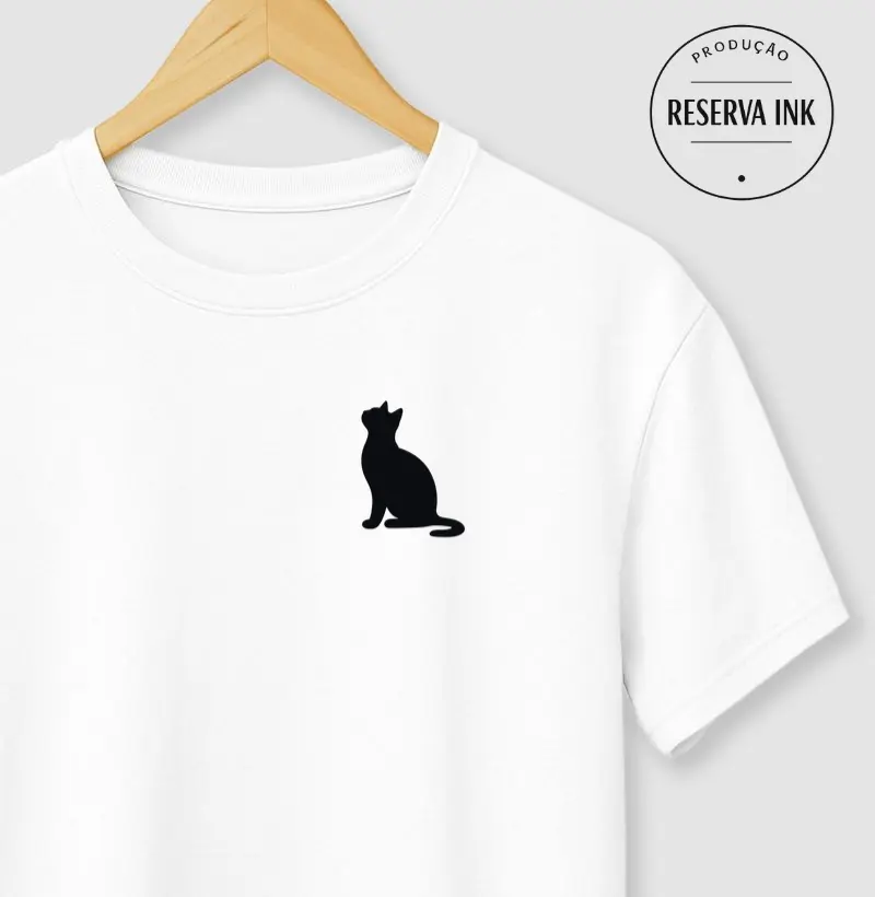 Gato Preto Minimalista