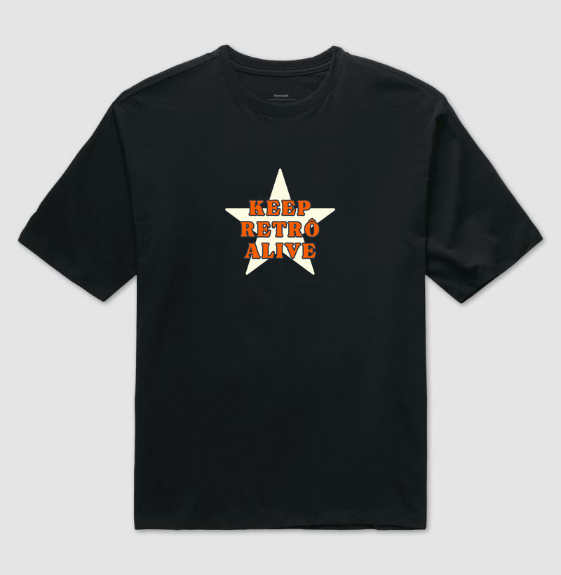 keep retrô alive II - Camiseta Oversized