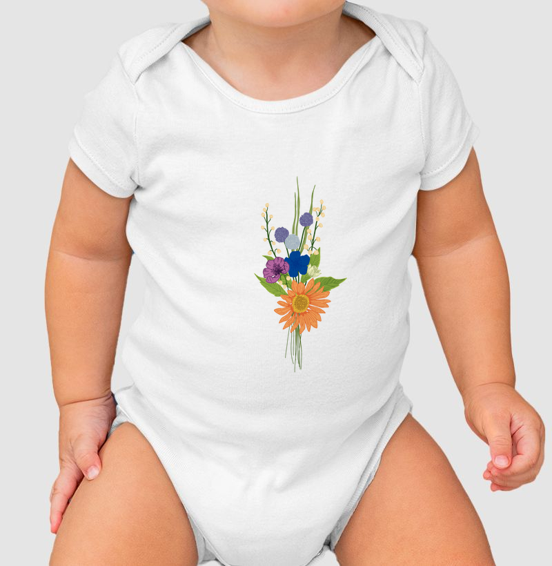 Coleção flores - bolso