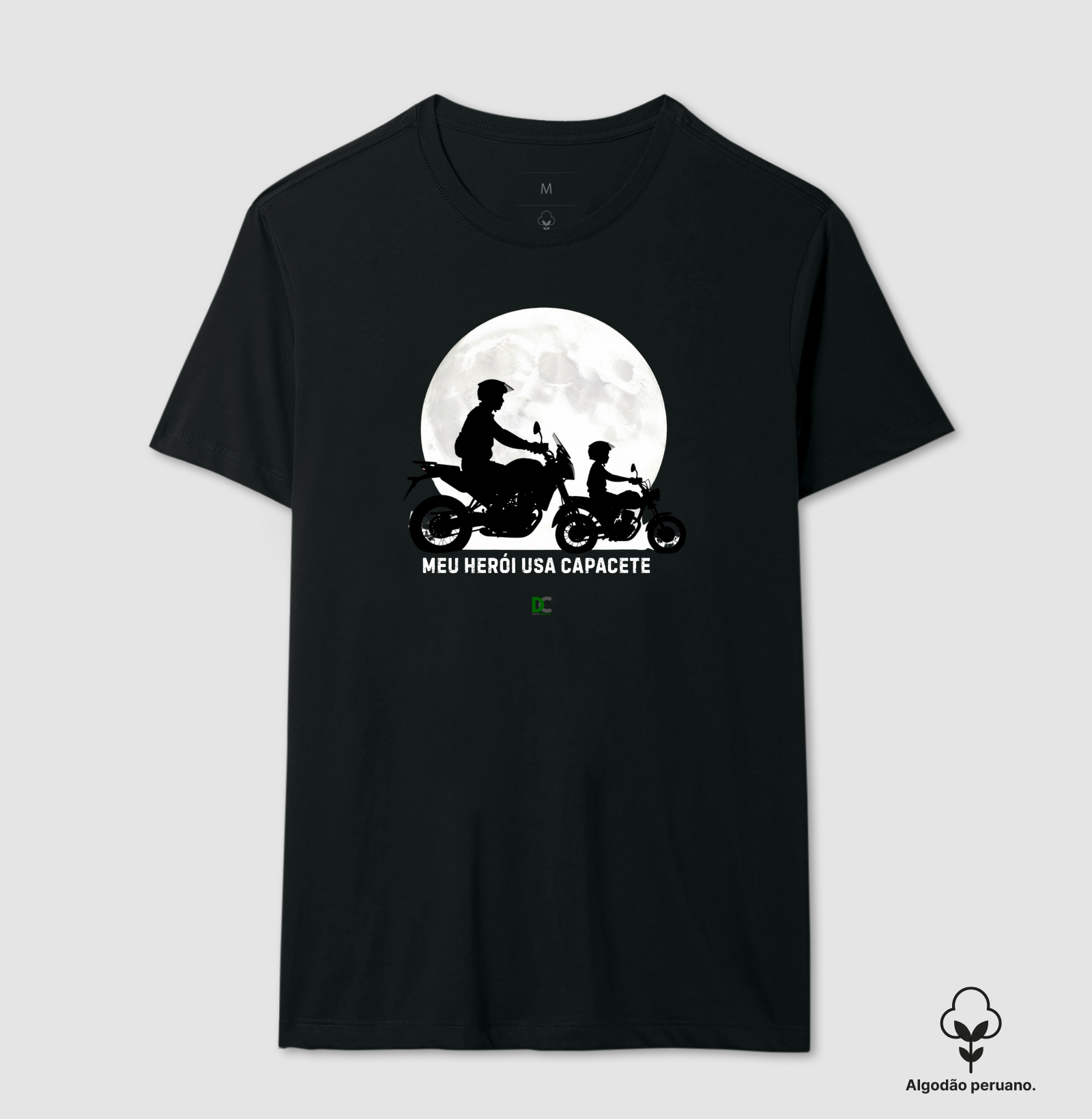 Camiseta Herói de capacete