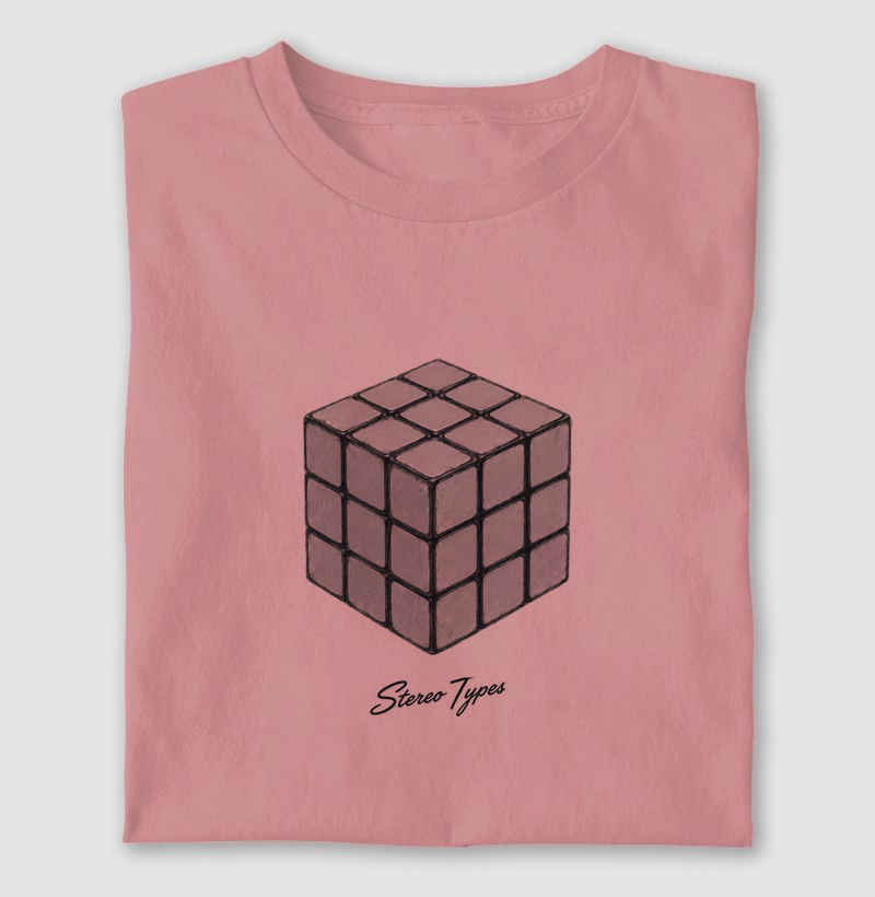 Cubo de Encaixe · Anos 80 · Traço Escuro · STEREO TYPES