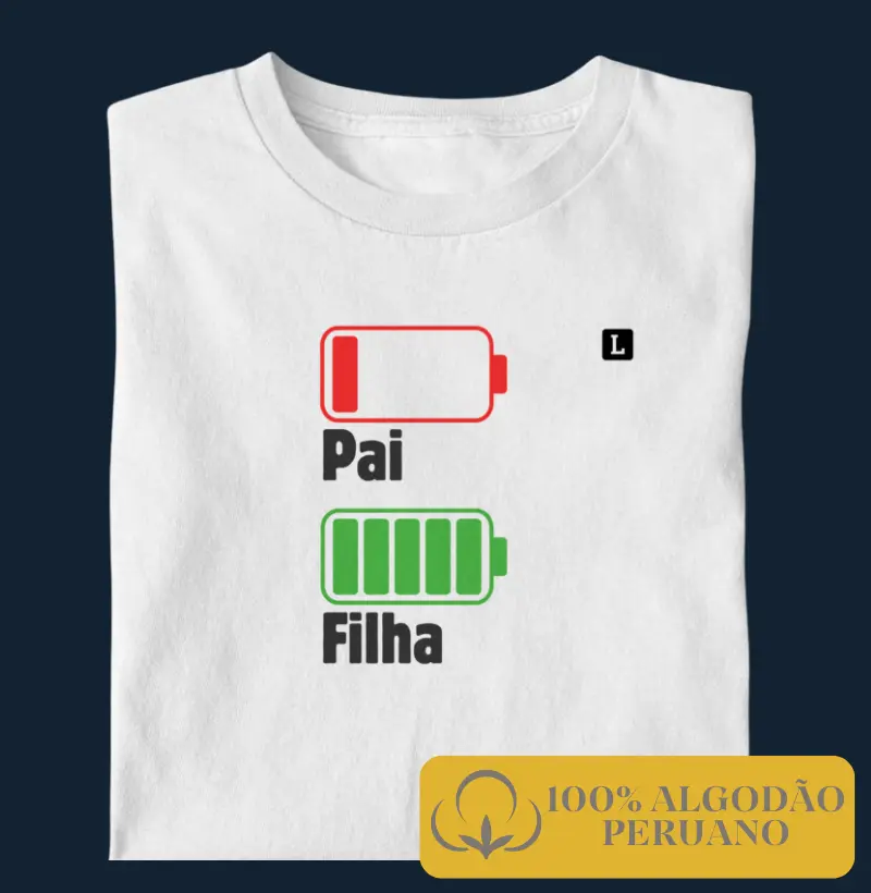 Bateria Pai de Menina - Algodão Peruano