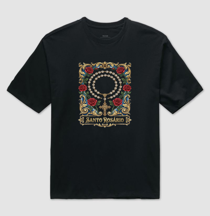 Santo Rosário - Camiseta Oversized