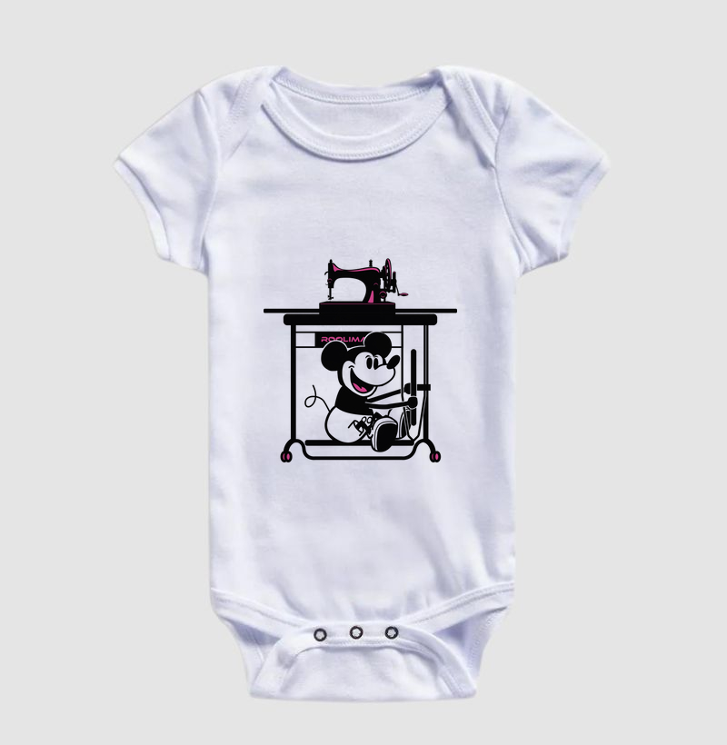 Body Infantil Carro de Costura