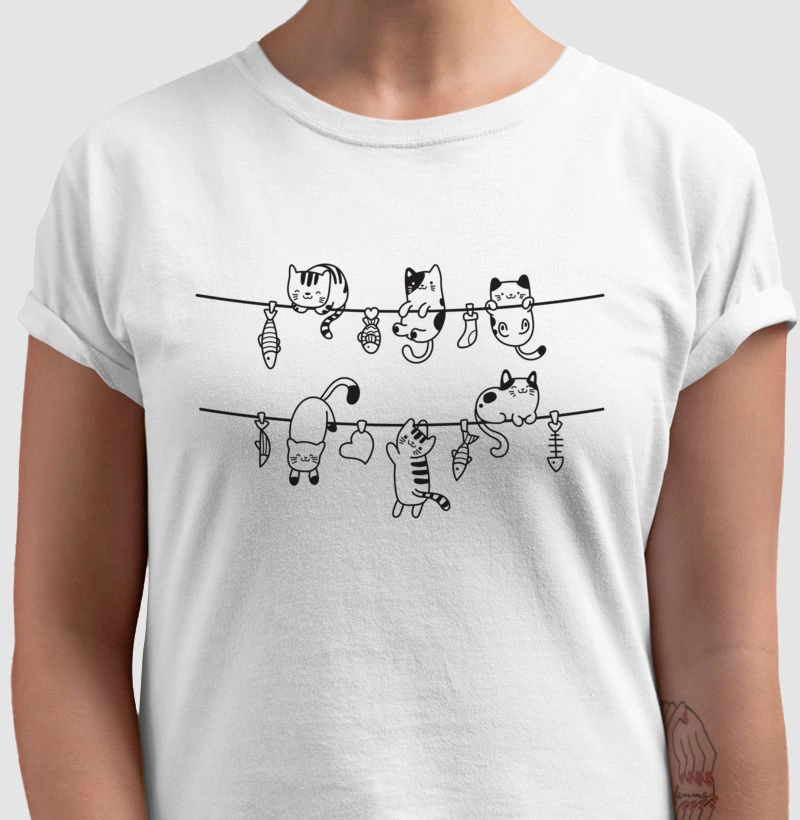 Um Varal de Gatinhos