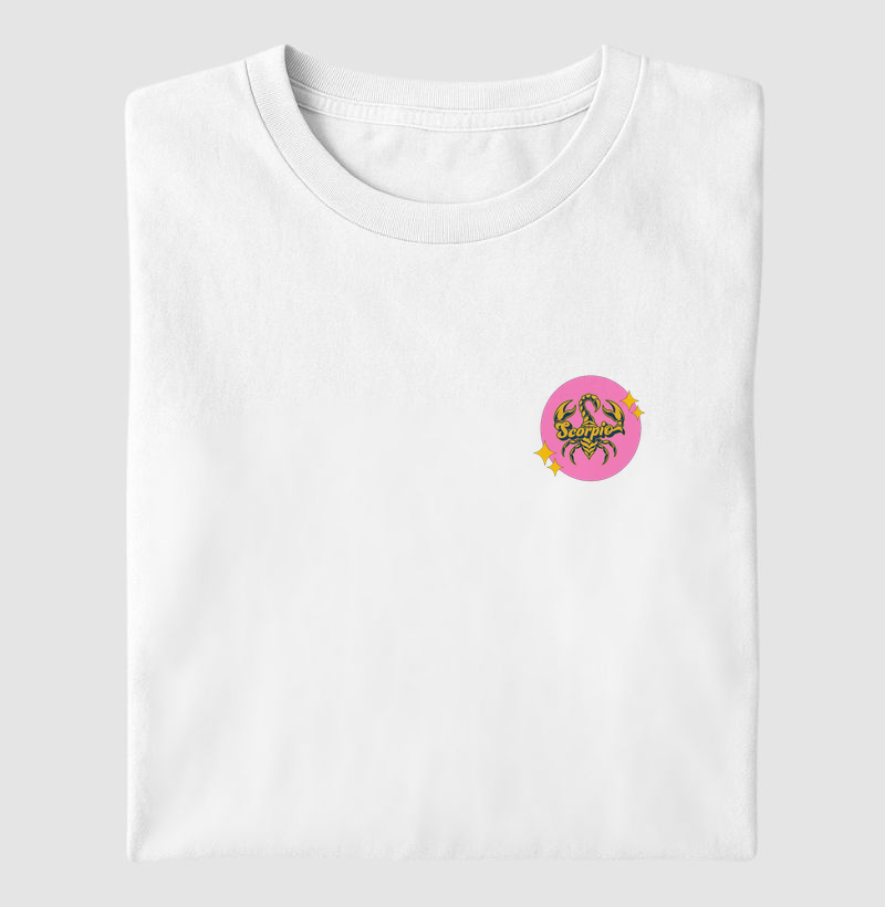 Escorpião minimalista - Camiseta