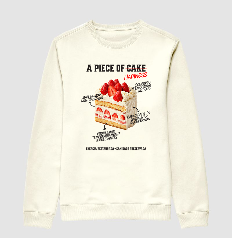 A PIECE OF CAKE - Suéter Moletom