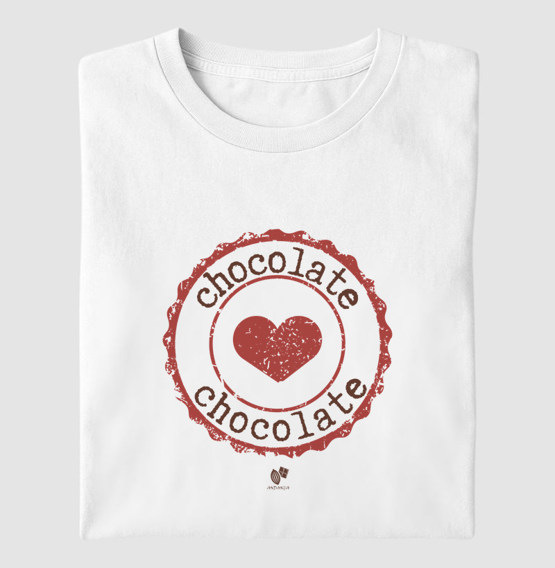 Chocolate Coração Carimbo Vermelho