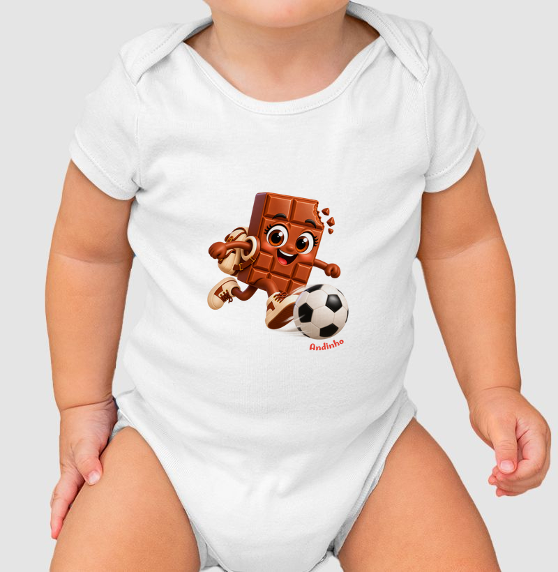Andinho Jogador de Futebol - Body Infantil