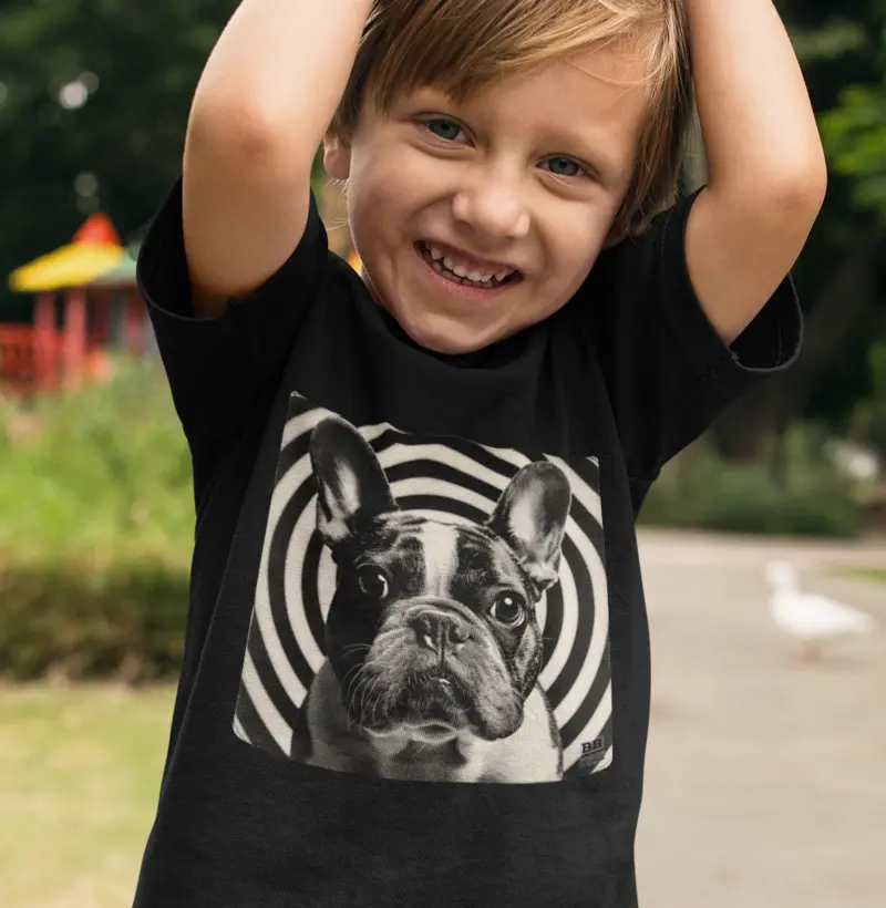 Camiseta Infantil Bulldog Frances "Hypnotic"
