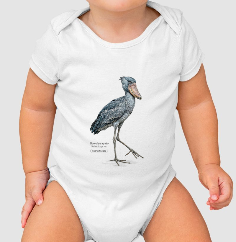 Traços Alados - Bico-de-sapato - Body Infantil