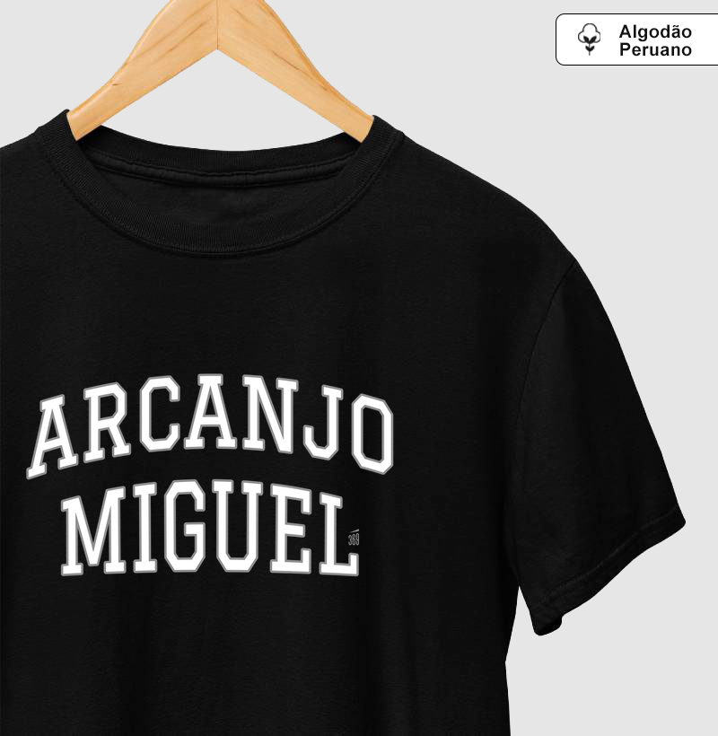 Arcanjo Miguel - Camiseta Algodão Peruano