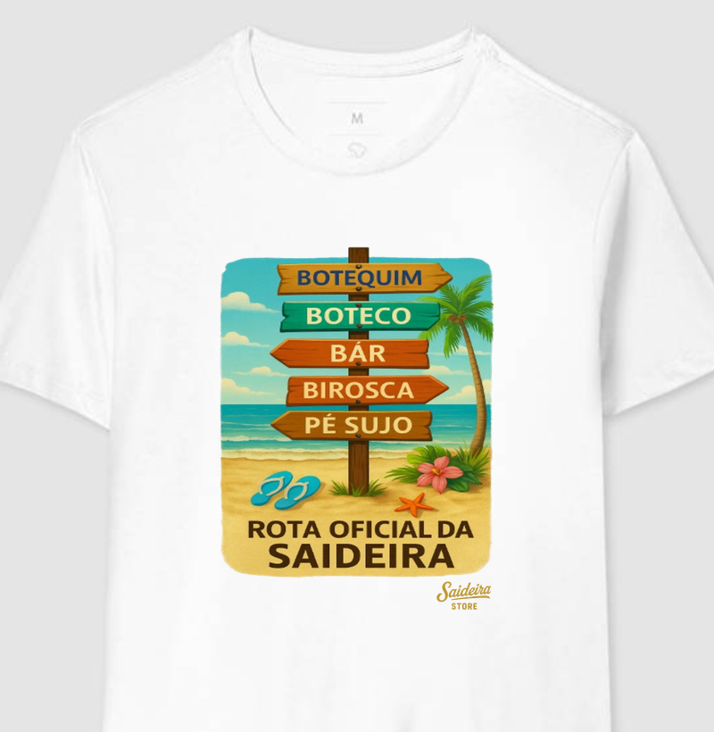 camiseta retro rua da saideira