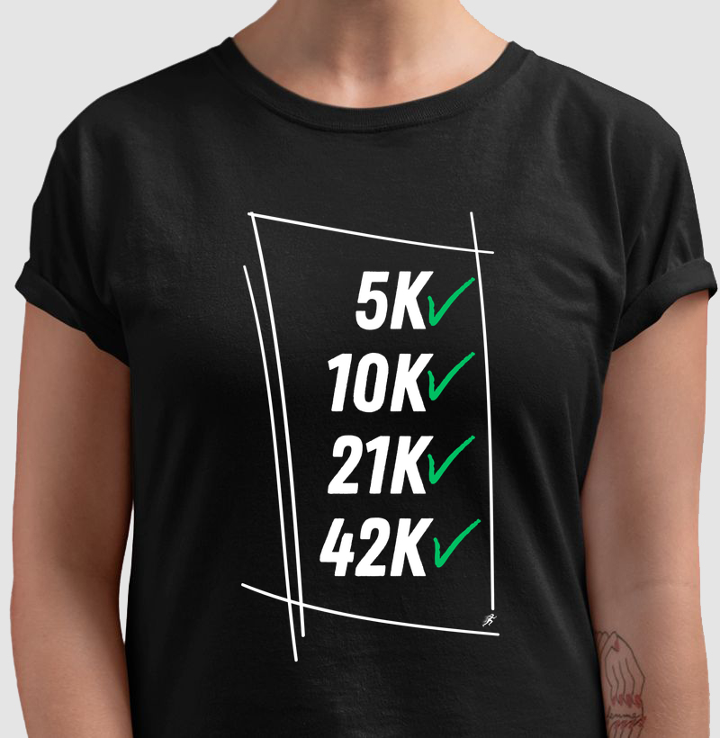 Camiseta Check Km Corrida