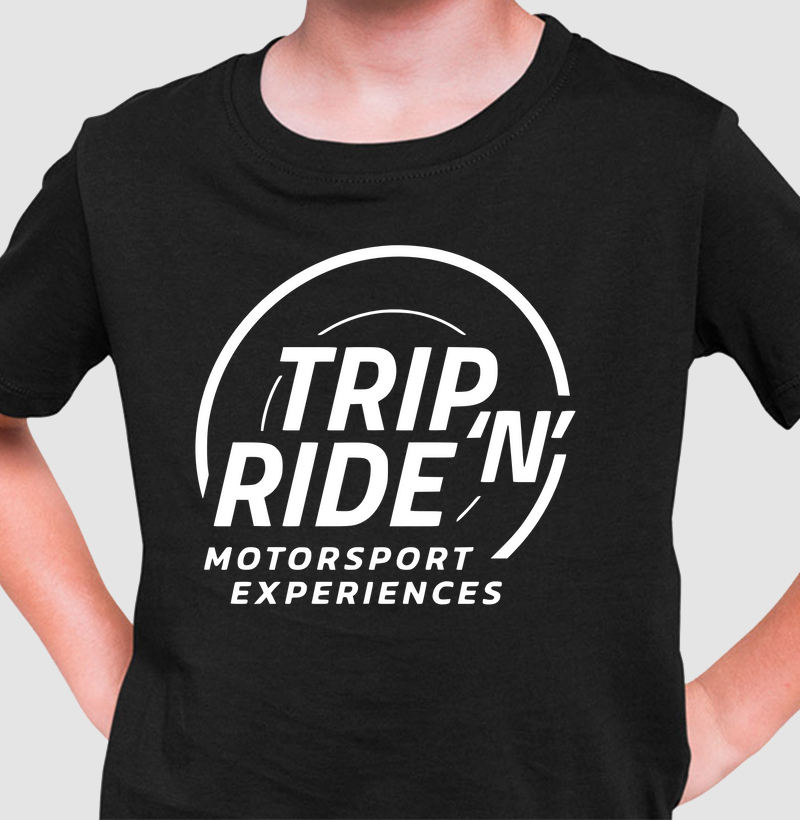 Camiseta Infantil - Trip 'N' Ride B&W