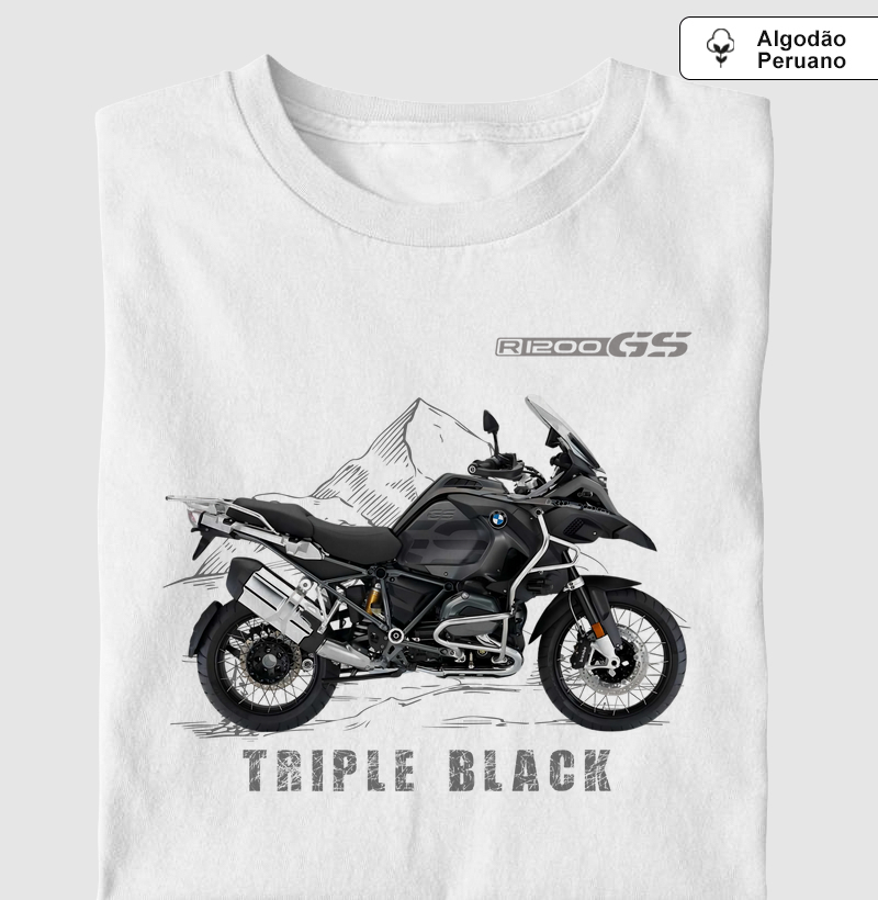 Supreme BMW GS R1200 Triple Black (tecido algodão peruano)