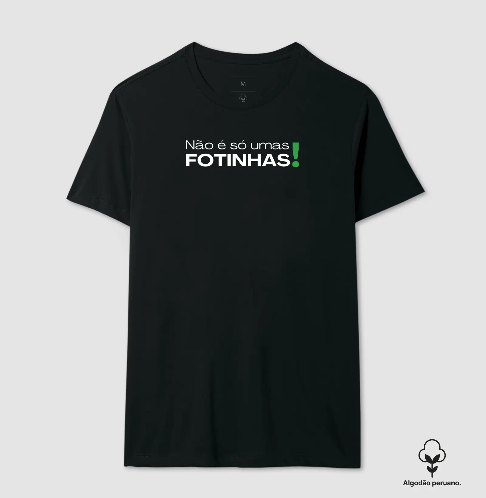 Camiseta Premium algodão Peruano, não é só umas fotinhas!