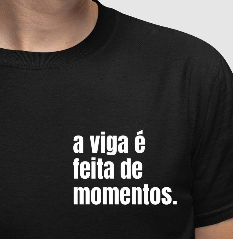 A viga é feita de momentos (bolso)