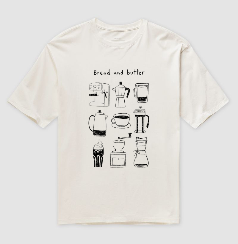 Camiseta Oversized Crème de la Crème