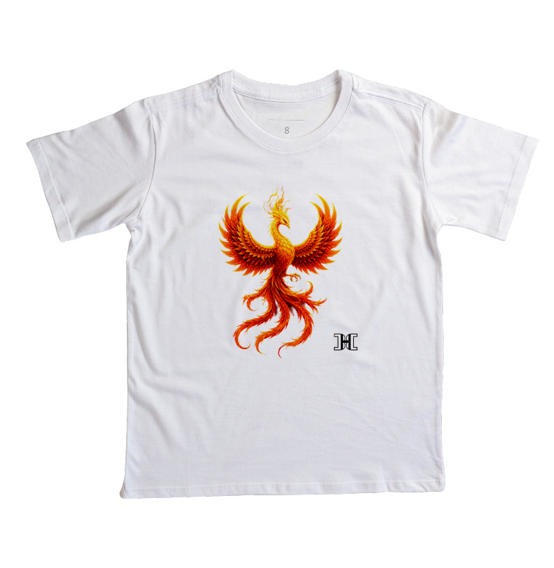 camiseta infantil fenix black hunter