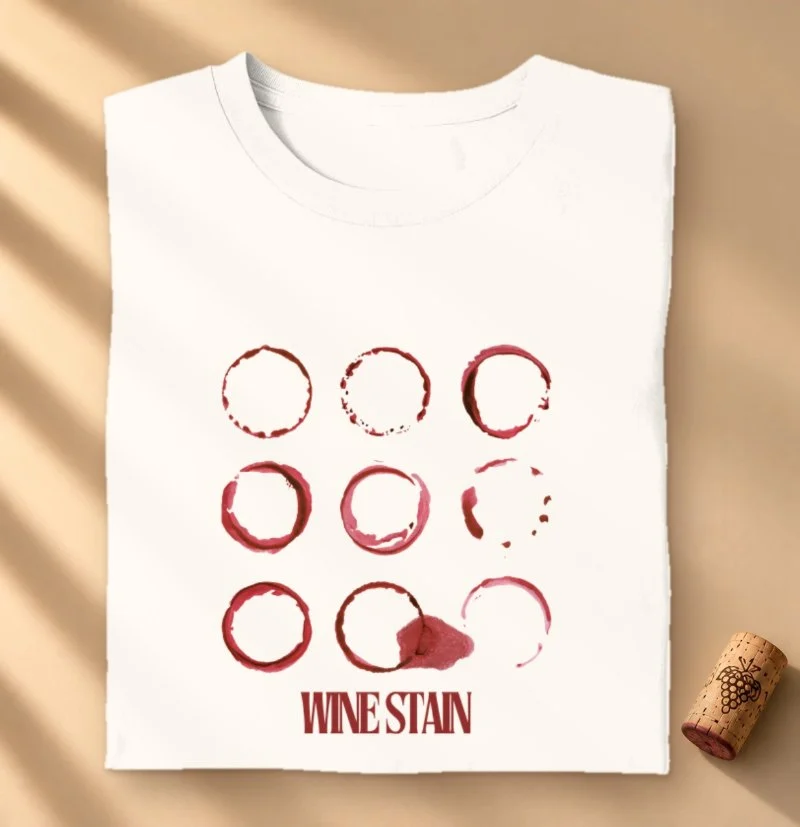 Camiseta Wine Stain