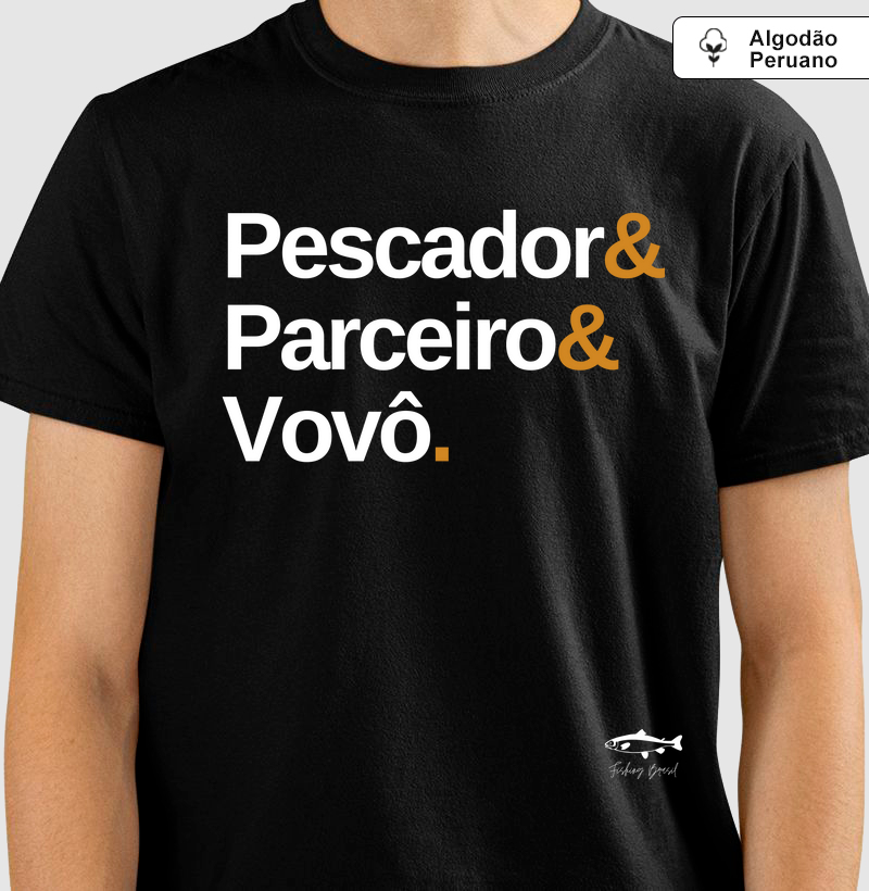 PESCADOR  E VOVÔ (Algodão peruano)
