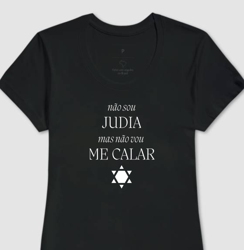 Não sou judia mas não vou me calar