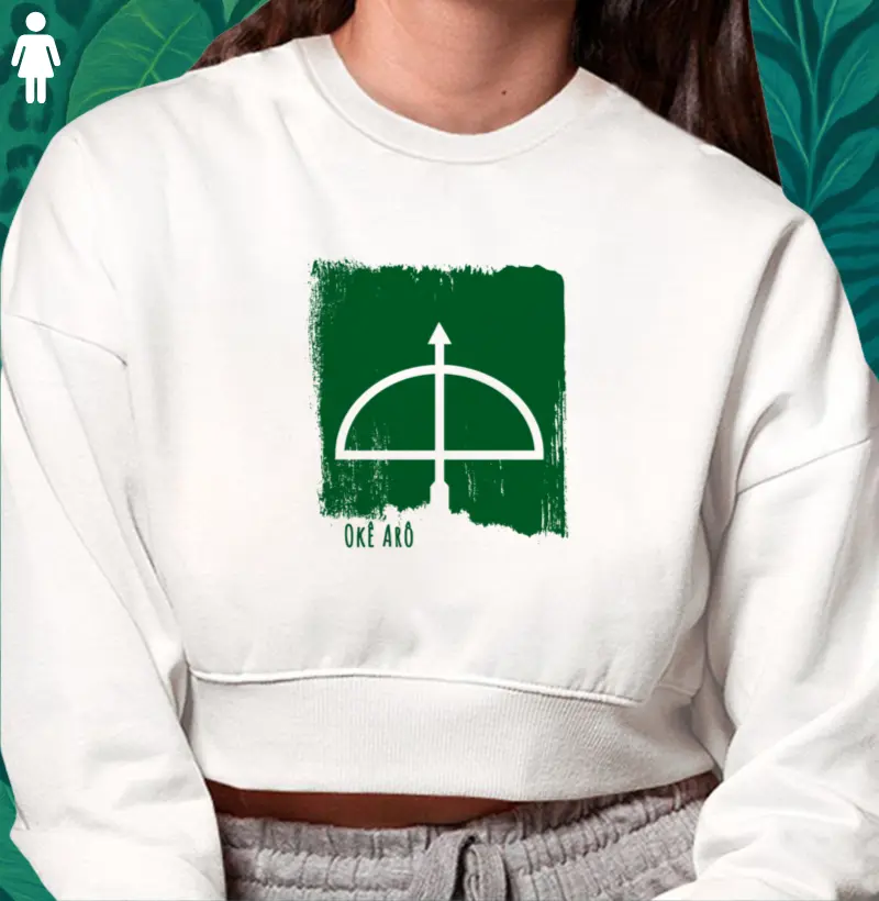 Assinado por Oxóssi, okê arô