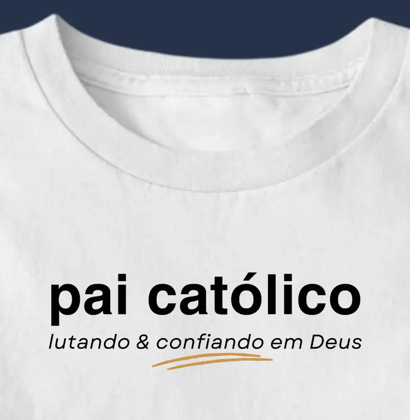 Pai Católico Lutando e confiando em Deus