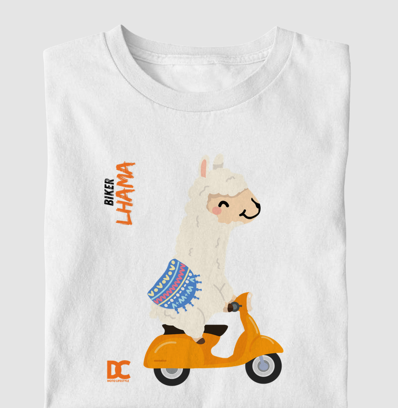 Camiseta Lhama Biker