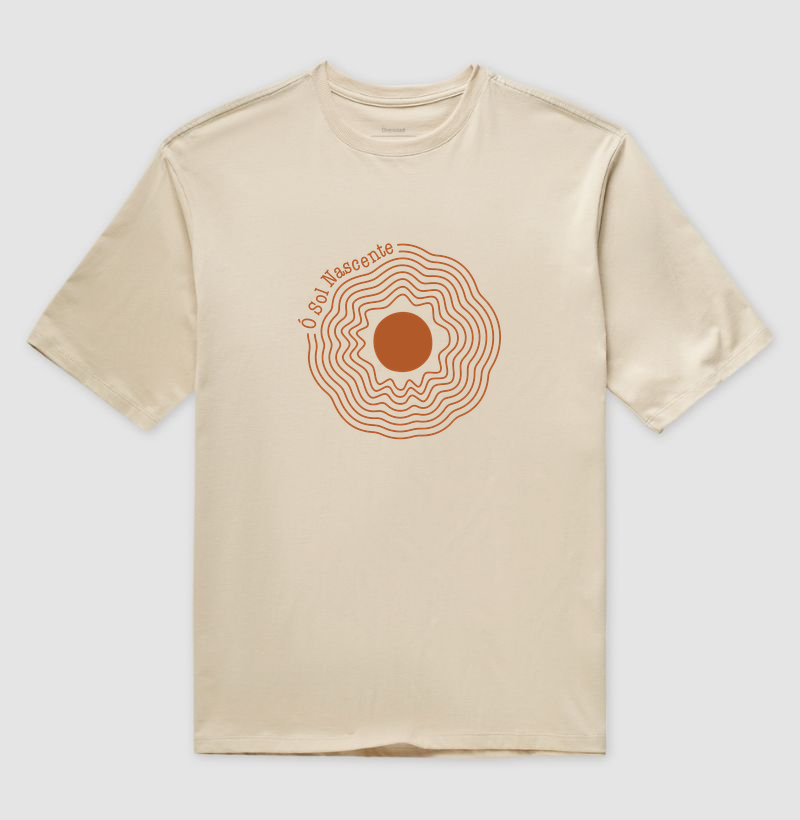 CAMISETA OVERSIZED SOL NASCENTE