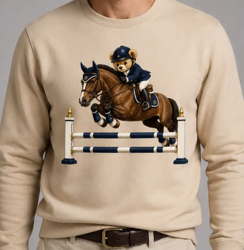 Classic Rider Bear Suéter