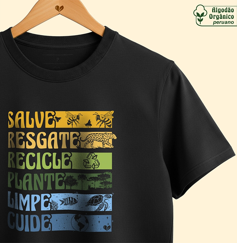  salve resgate recicle plante limpe cuide - Orgânico