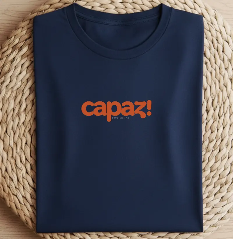 Capaz! - Algodão Peruano - Camiseta Algodão Peruano