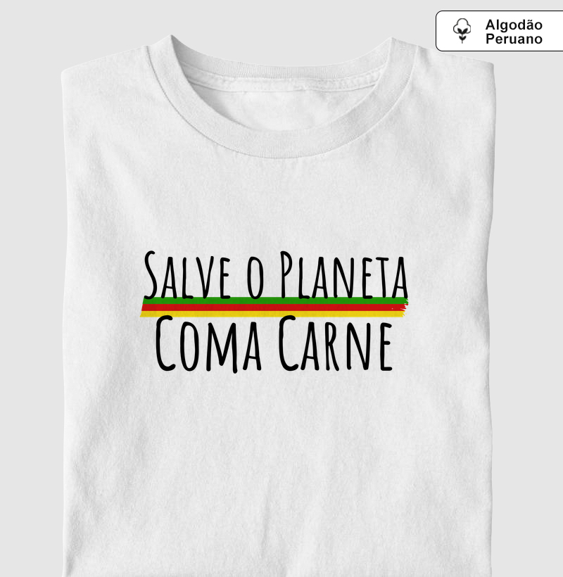 Camiseta Salve o Planeta (premium)