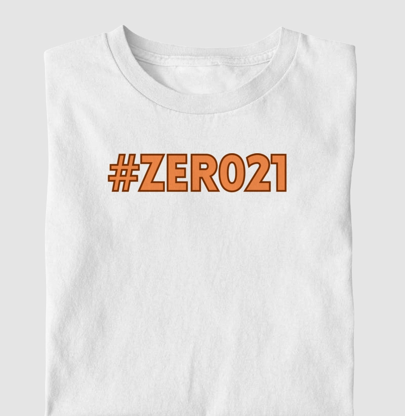 Camiseta #ZERO21 Orange