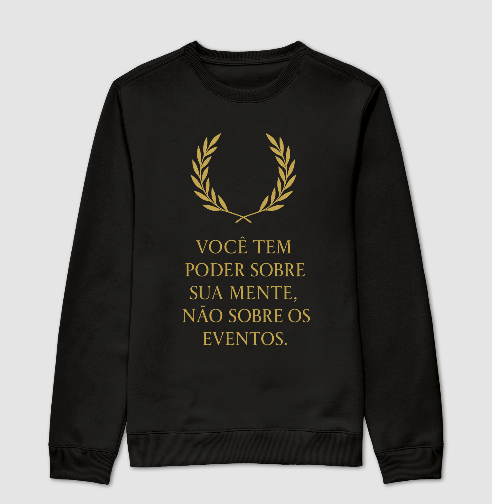 Camiseta "Poder Estoico" – Domine Sua Mente, Liberte-se do Mundo