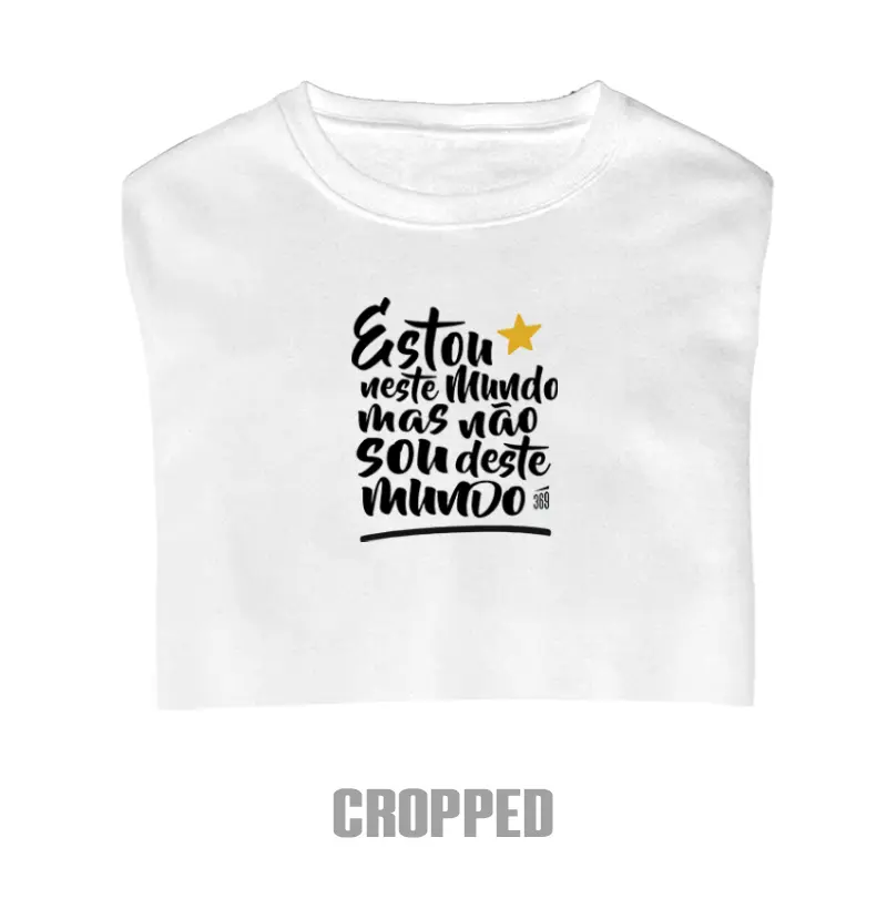 Estou neste mundo mas não sou deste mundo