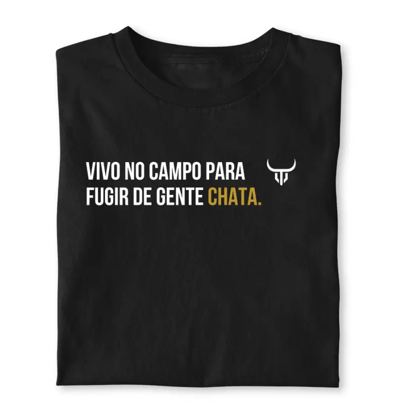 Vivo no campo para fugir de gente chata 