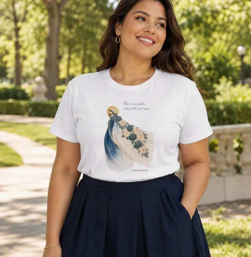 Manto floral de Maria
