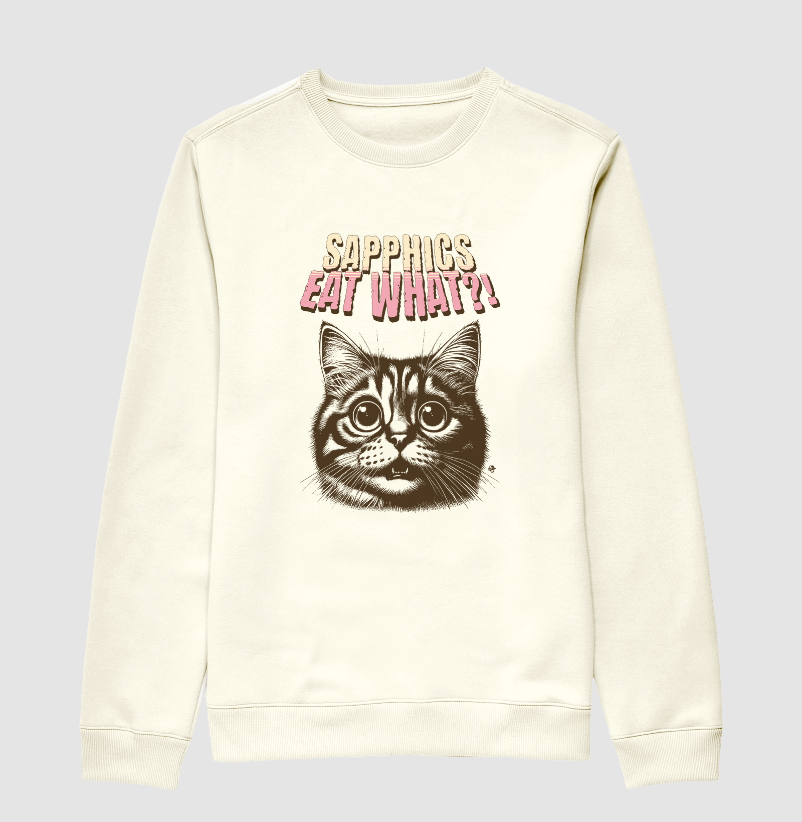 Moletom "they eat cats?"