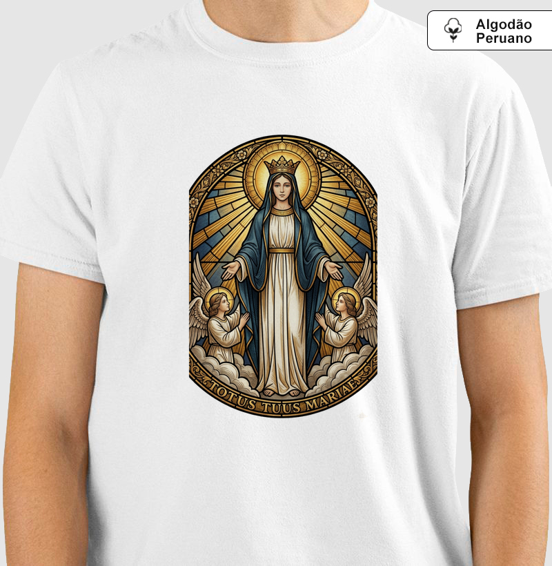 Camiseta Algodão Peruano Totus Tuus