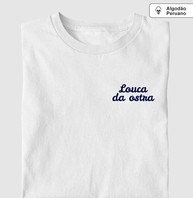 Camiseta Mini Louca da Ostra Marinho