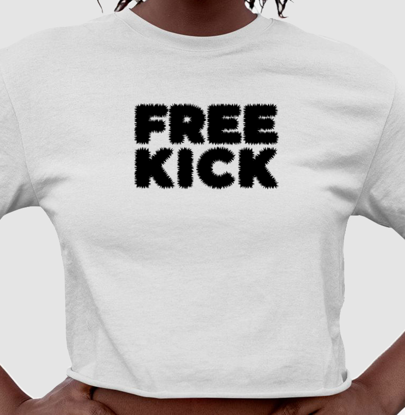CAMISETA CROPPED FREE KICK ESPINHOS