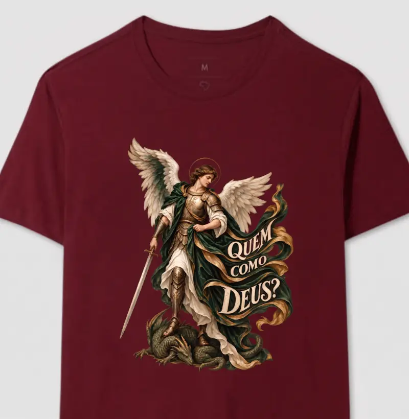 São Miguel — Quem Como Deus? - Camiseta