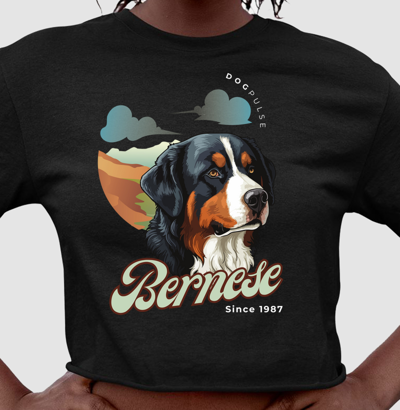 Cropped Bernese Busto Dog Pulse