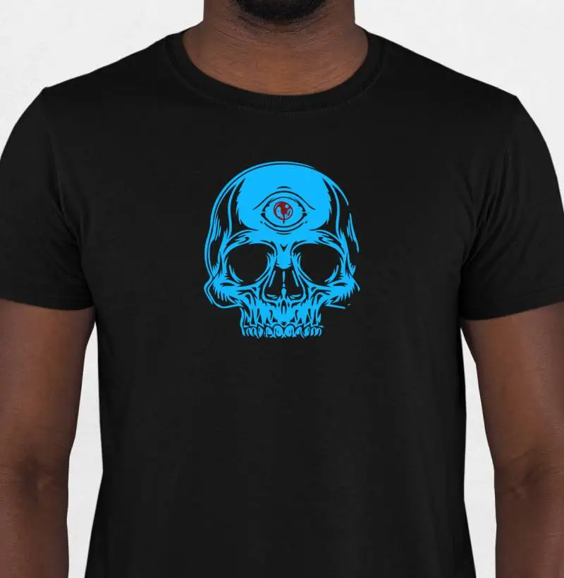 Camisa Caveira Illuminati