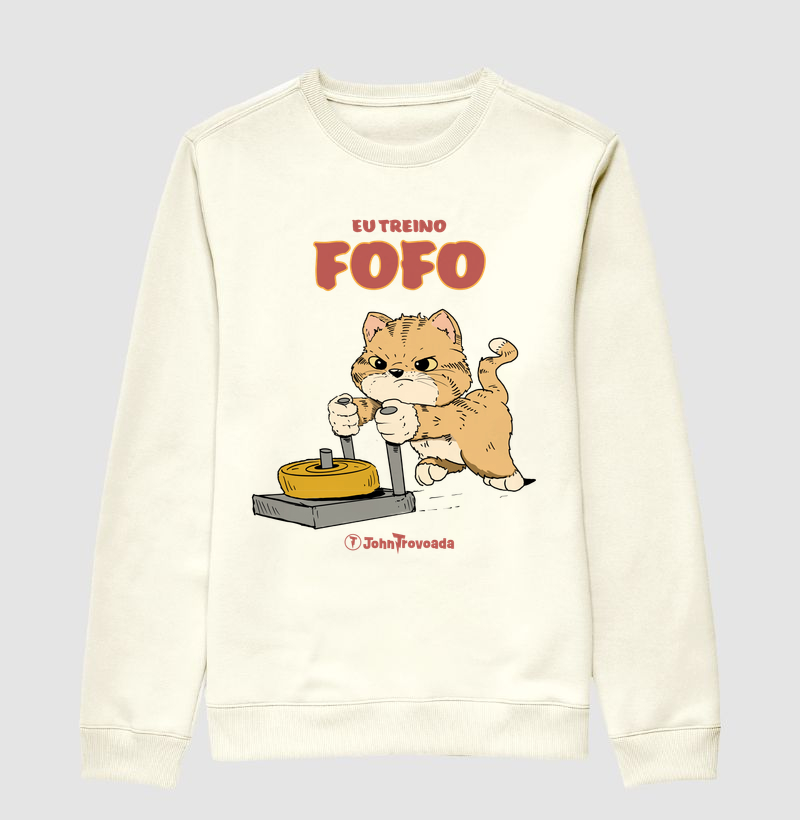 Gato Eu treino fofo 