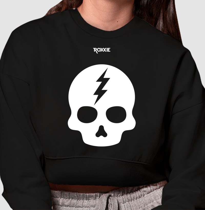 Skull of Rock - Cropped Moletom